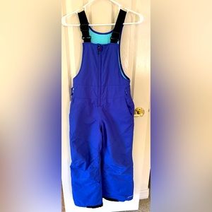 Columbia girl 10/12 blue bib Snow Pants